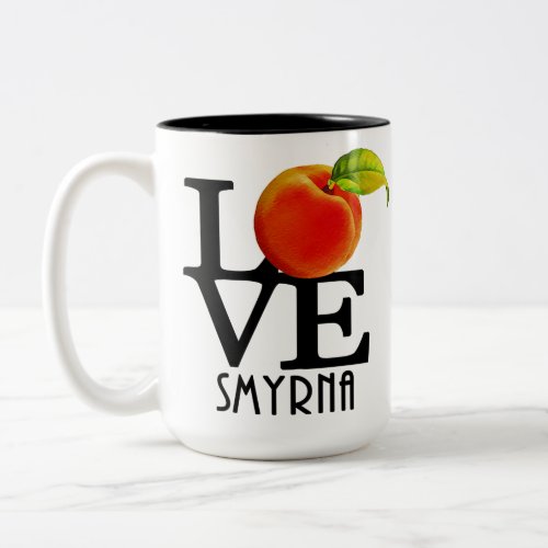 LOVE Smyrna Georgia 15oz Two_Tone Coffee Mug