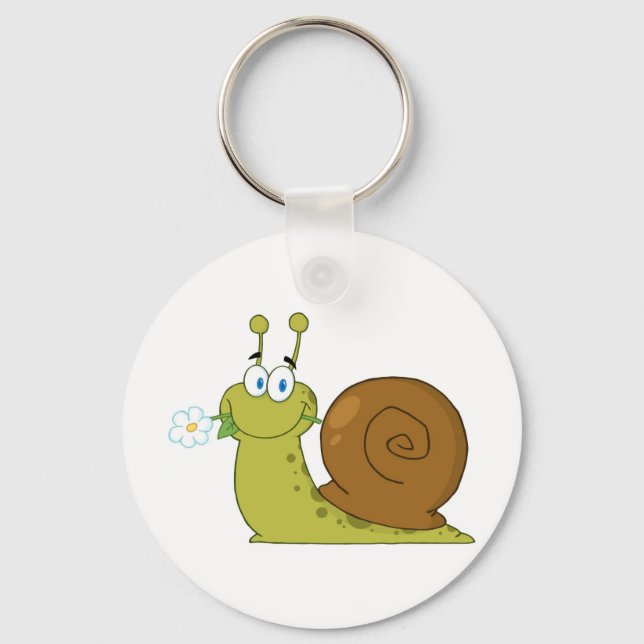 Love Snail Keychain (Front)