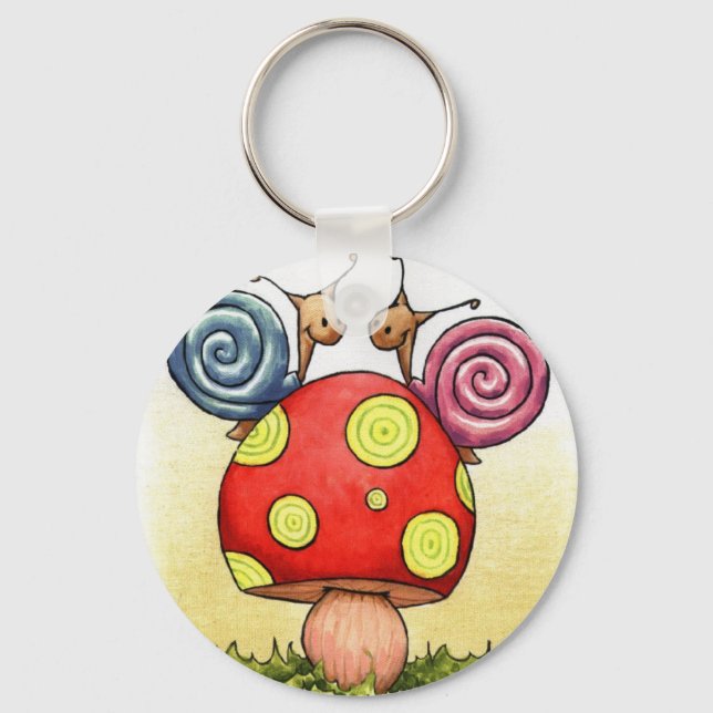 love snails keychain (Front)