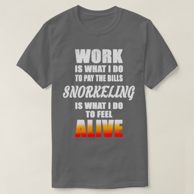 Love snorkelling T-Shirt (Design Front)