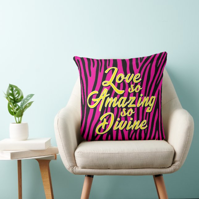Love So Amazing Throw Pillow (Chair)
