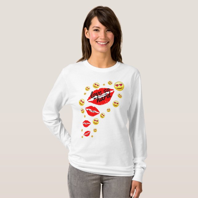 Love So Hard Kisses T-Shirt (Front Full)