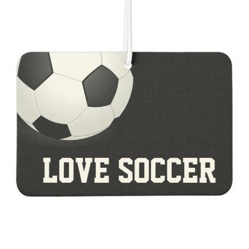 Love Soccer Air Freshener