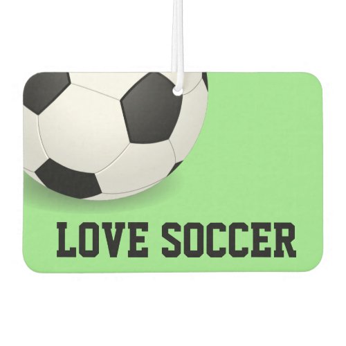 Love Soccer Air Freshener