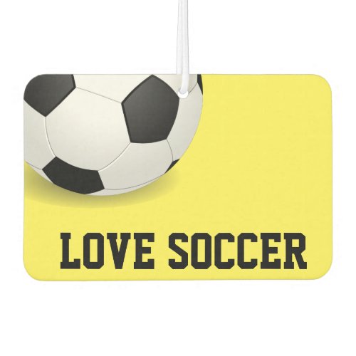 Love Soccer Air Freshener