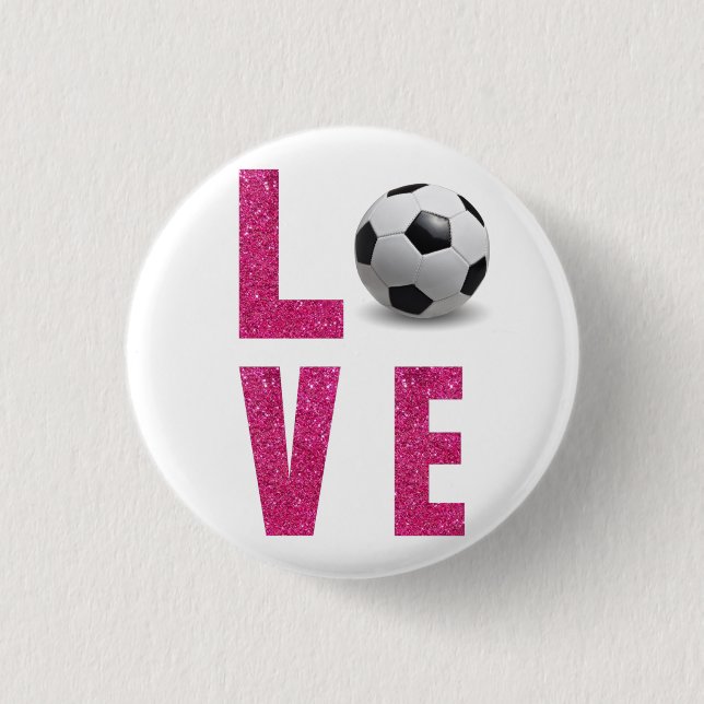 Love Soccer Button (Front)