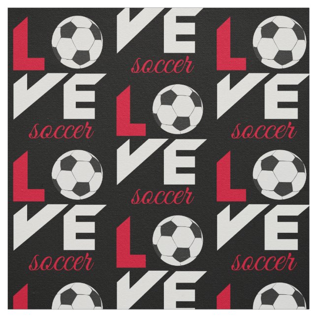 Love soccer fabric (Swatch)