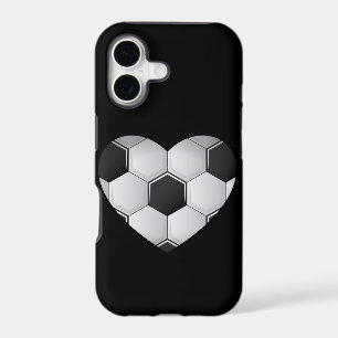love soccer football heart sports athletic iPhone 17 case