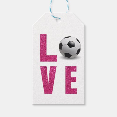 Love Soccer Gift Tags