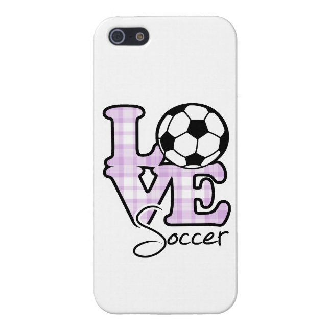 Love Soccer iPhone Case (Back)
