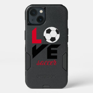 Love soccer iPhone 13 case