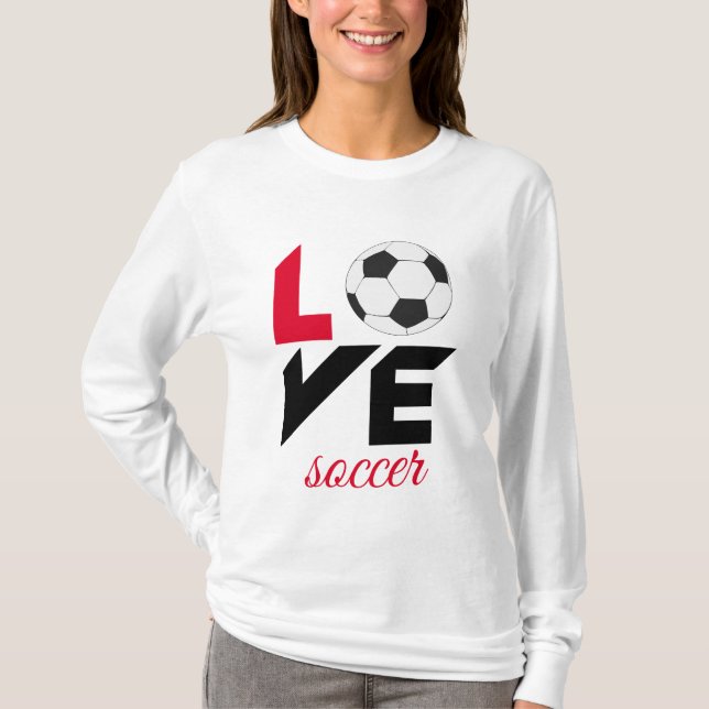 Love soccer T-Shirt (Front)