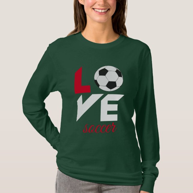 Love soccer T-Shirt (Front)