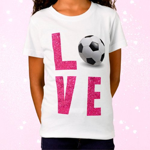 Love Soccer T_Shirt