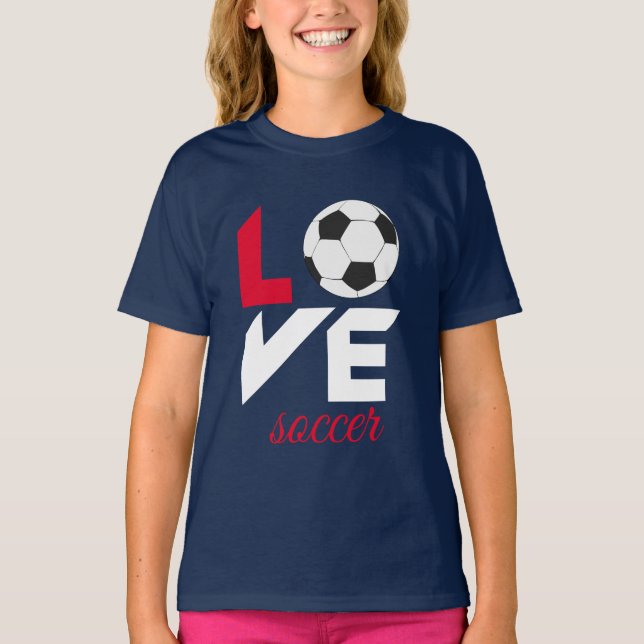 Love soccer T-Shirt (Front)