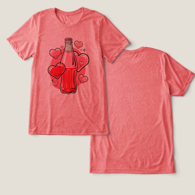 Love Soda Tri-Blend Shirt (Design Front & Back)