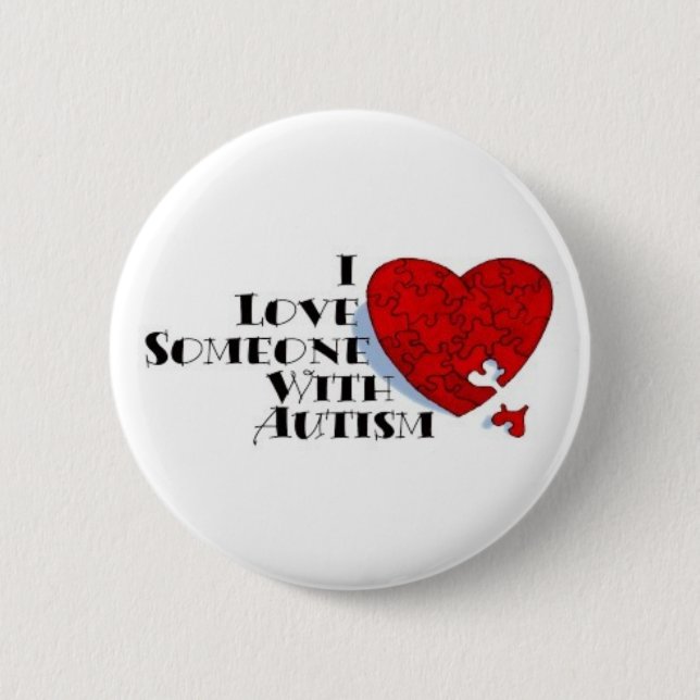 Love_someone Pinback Button (Front)