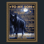 Love Son| Letter To My Son Never Feel You're Alone Photo Print<br><div class="desc">Love Son | To My Son Never Feel That You Are Alone No Matter Walk As If You Own The Place Love Mom</div>