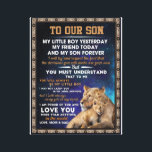 Love Son | To Our Son I Proud Of You And Love You Canvas Print<br><div class="desc">Love Son | To Our Son I Proud Of You And Love You</div>