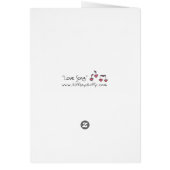 Love Song - "Just a Note" Cards (Back)