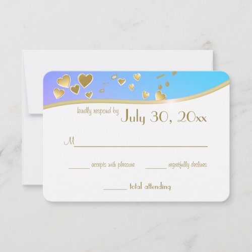 Love Songs Bat Mitzvah Response Card