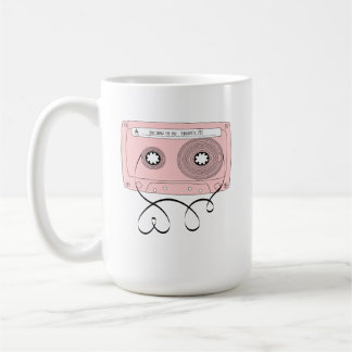 Love Songs for You–Retro Valentine’s Cassette Tape Coffee Mug