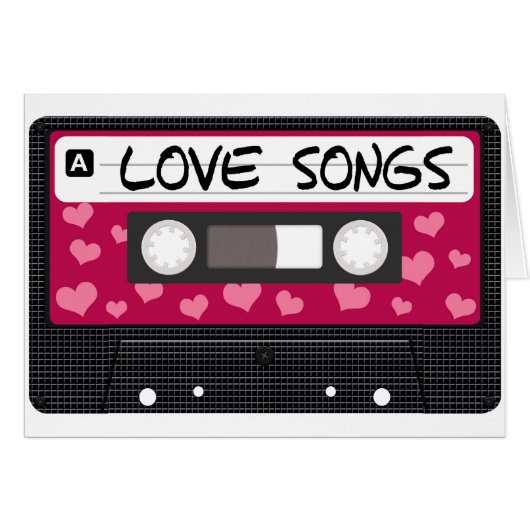 Love Songs Tape Cards (Front Horizontal)