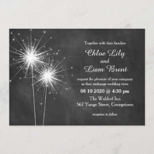 Love Sparkles Wedding Invitation