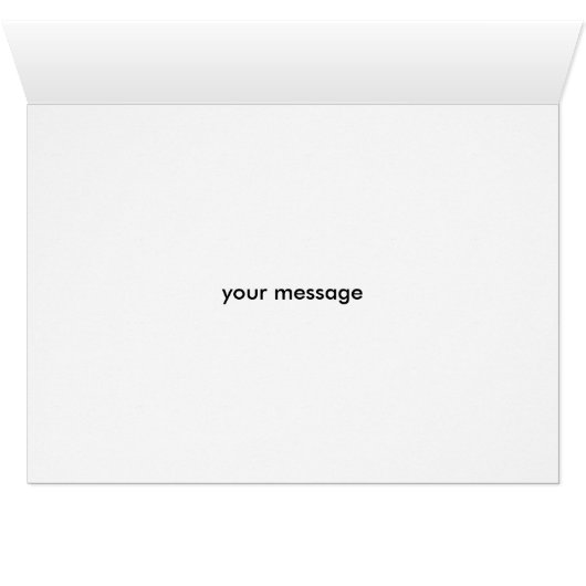 Love/Sparrow Pair B&W Photo Card (Inside Horizontal (Bottom))