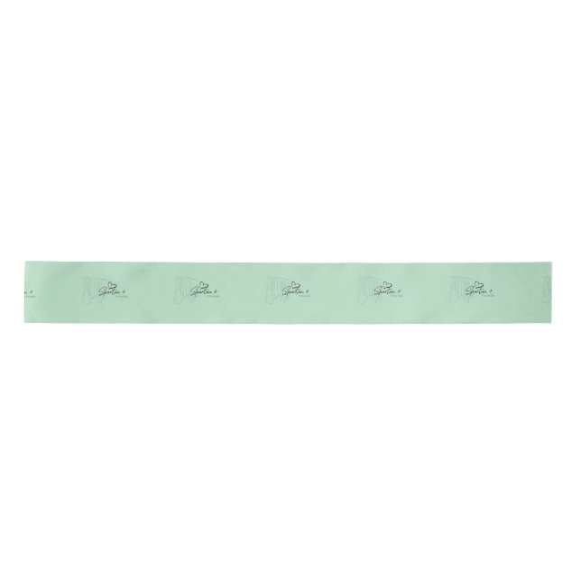 Love Spartan Tissue Paper Satin Ribbon (Front)