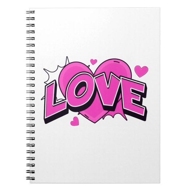 LOVE Spiral Photo Notebook (Front)