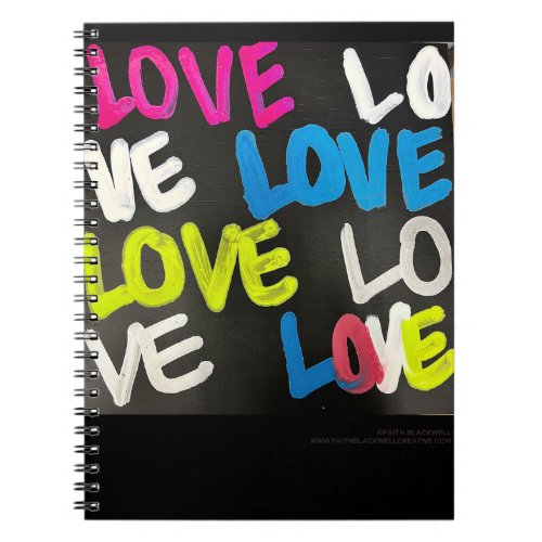 Love Spiral Photo Notebook