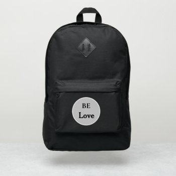 Love Sports Custom  Port Authority® Backpack by Trendshop at Zazzle