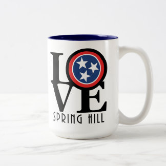 LOVE Spring Hill 15oz Two-Tone Coffee Mug