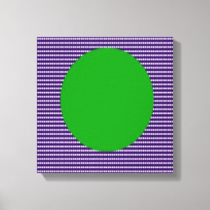 LOVE Square Energy Pattern Canvas Print