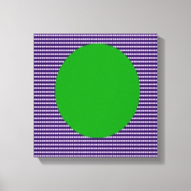 LOVE Square  Energy Pattern Canvas Print (Front)