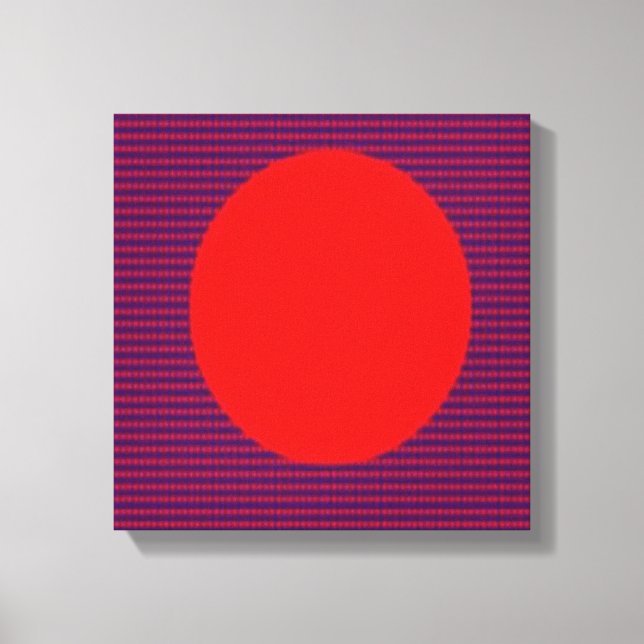 LOVE Square  Energy Pattern Canvas Print (Front)