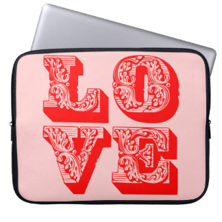 LOVE Square Laptop Sleeve