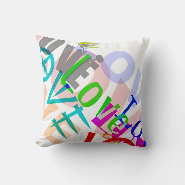 Love Square Pillow (Front)