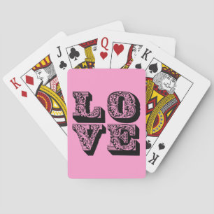 LOVE Square Poker Cards