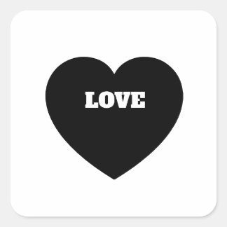 Love Square Sticker