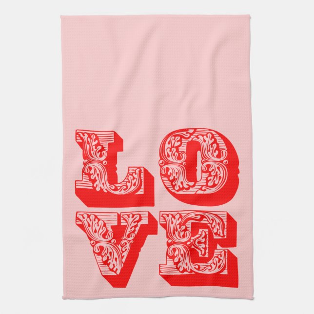 LOVE Squared Towel (Vertical)