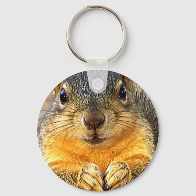 Love Squirrel_ Keychain (Front)