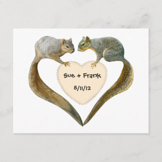 Love Squirrels Invitations