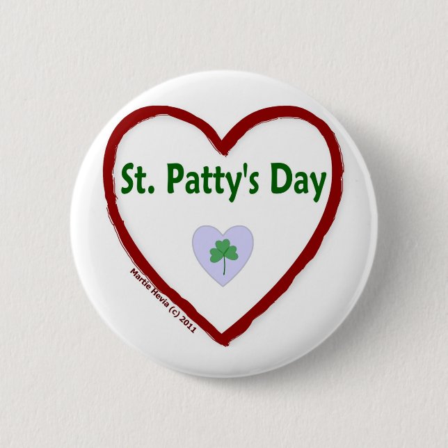 Love St. Patty's Day Button (Front)