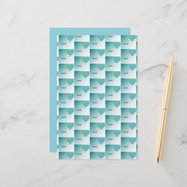 Love. Stationery (Front/Back In Situ)