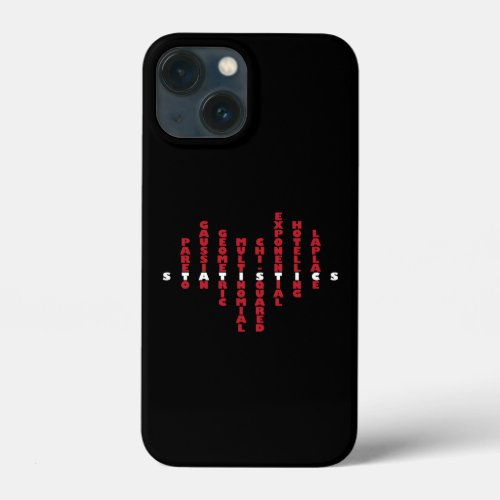 Love statistics iPhone case dark color
