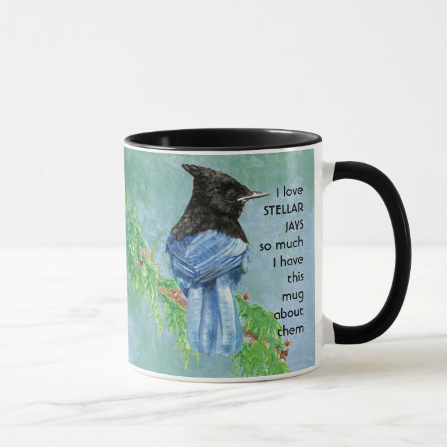 Love STELLAR JAYS so so much I Fun Quote  Mug (Right)