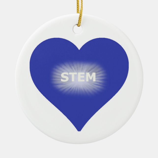 Love "STEM" Ornament (Front)