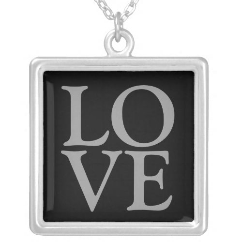 LOVE Sterling Silver Necklace